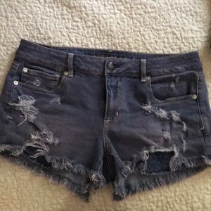 American eagle cut off denim shorts